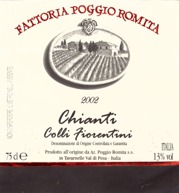 Chianti Colli Fiorentini_Poggio Romita 2002.jpg